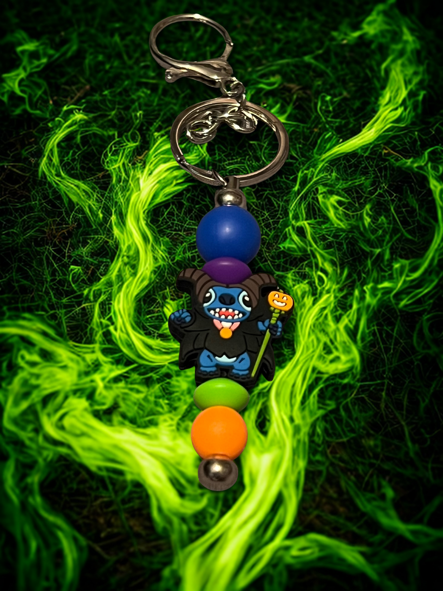 Stitch as Maleficent Keychain
