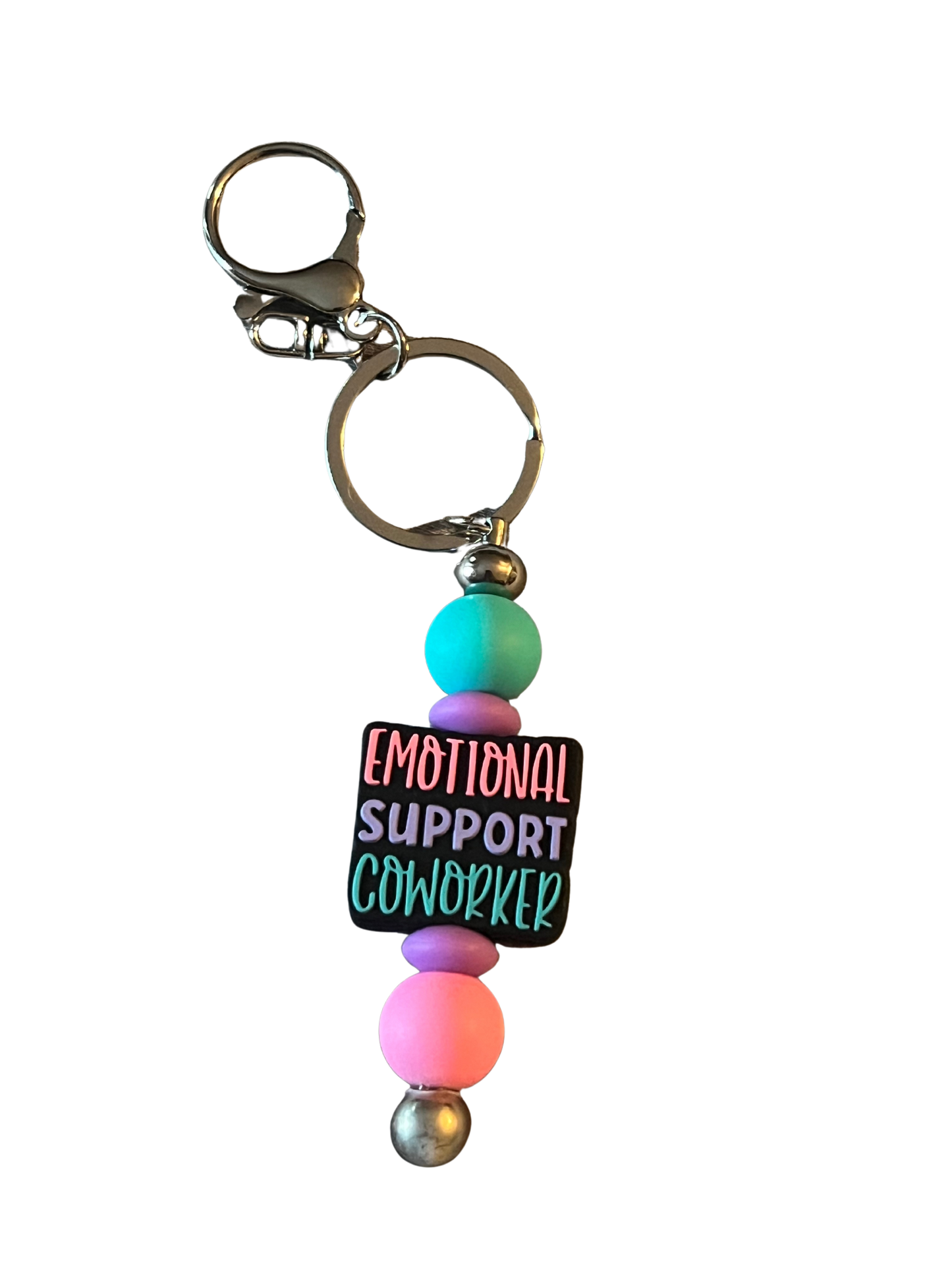 “Emotional Support Coworker”  Keychain