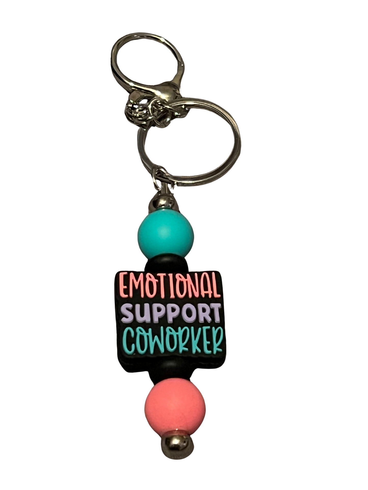 “Emotional Support Coworker”  Keychain