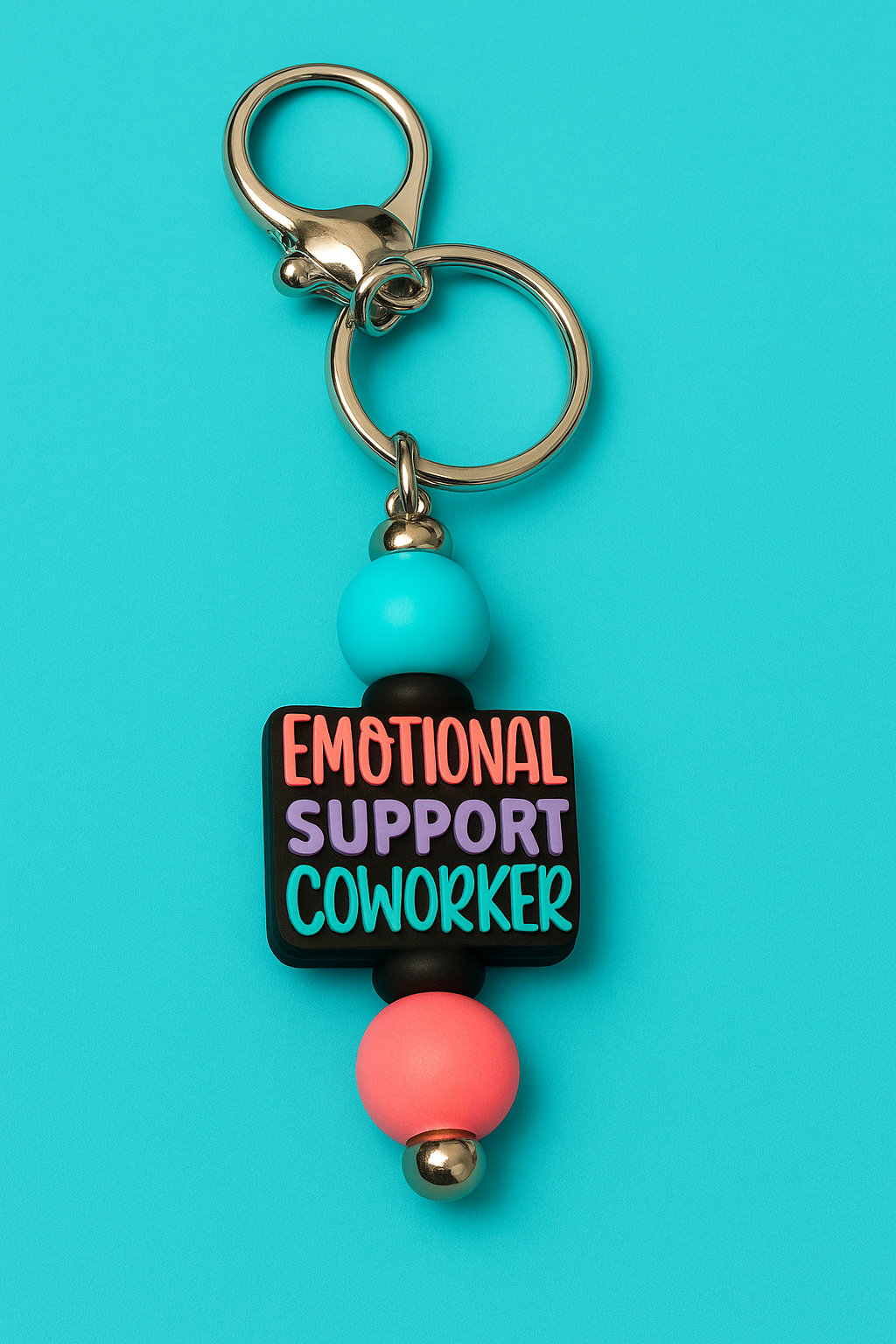 “Emotional Support Coworker”  Keychain