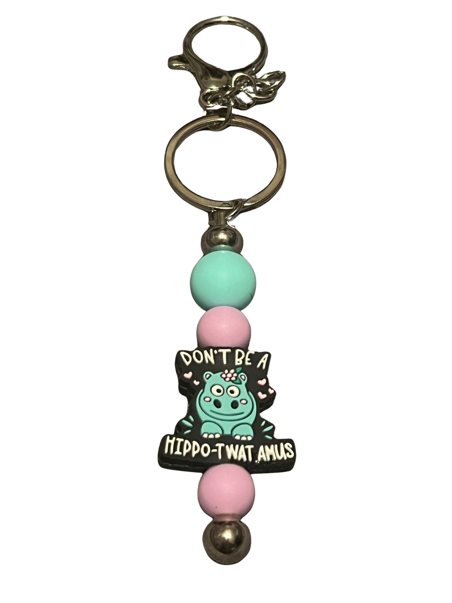 “Don’t Be a Hippo-Twat-Amus” Keychain