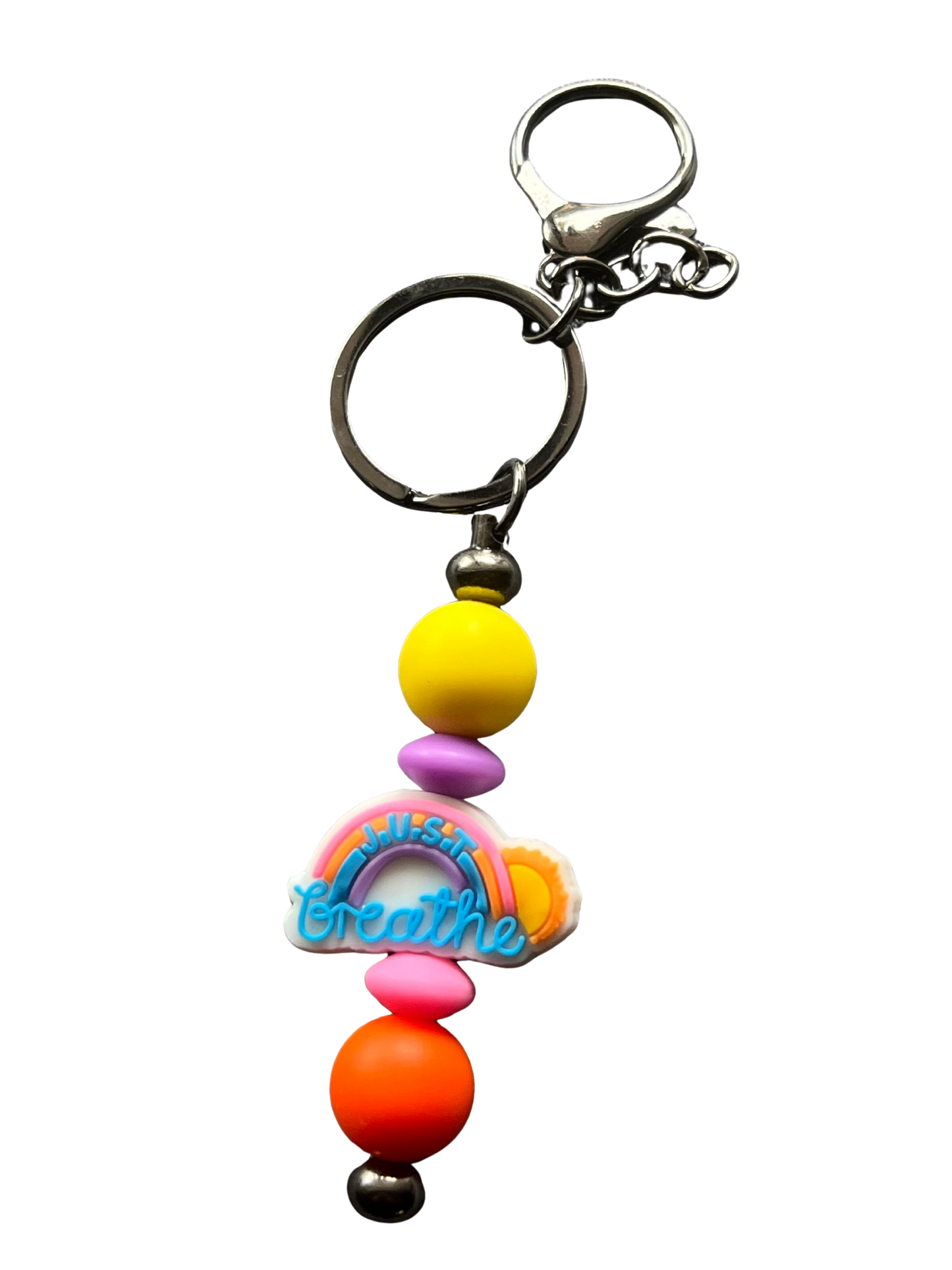 “Just Breathe” Keychain