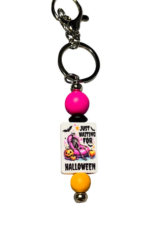 “Just Waiting for Halloween” Keychain