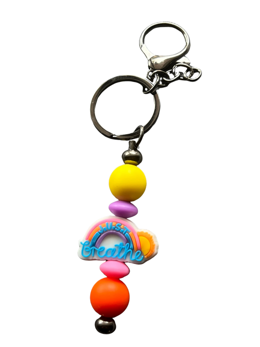 “Just Breathe” Keychain