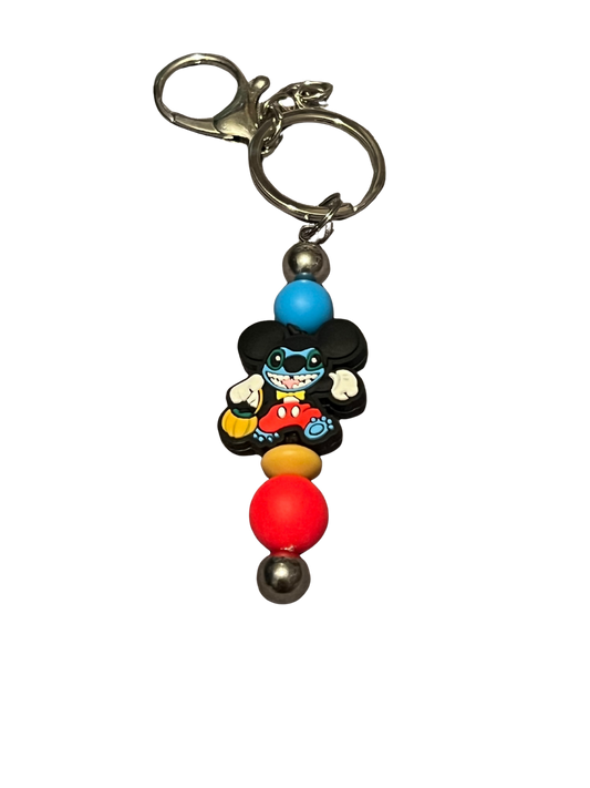 Stitch as Mickey Keychain