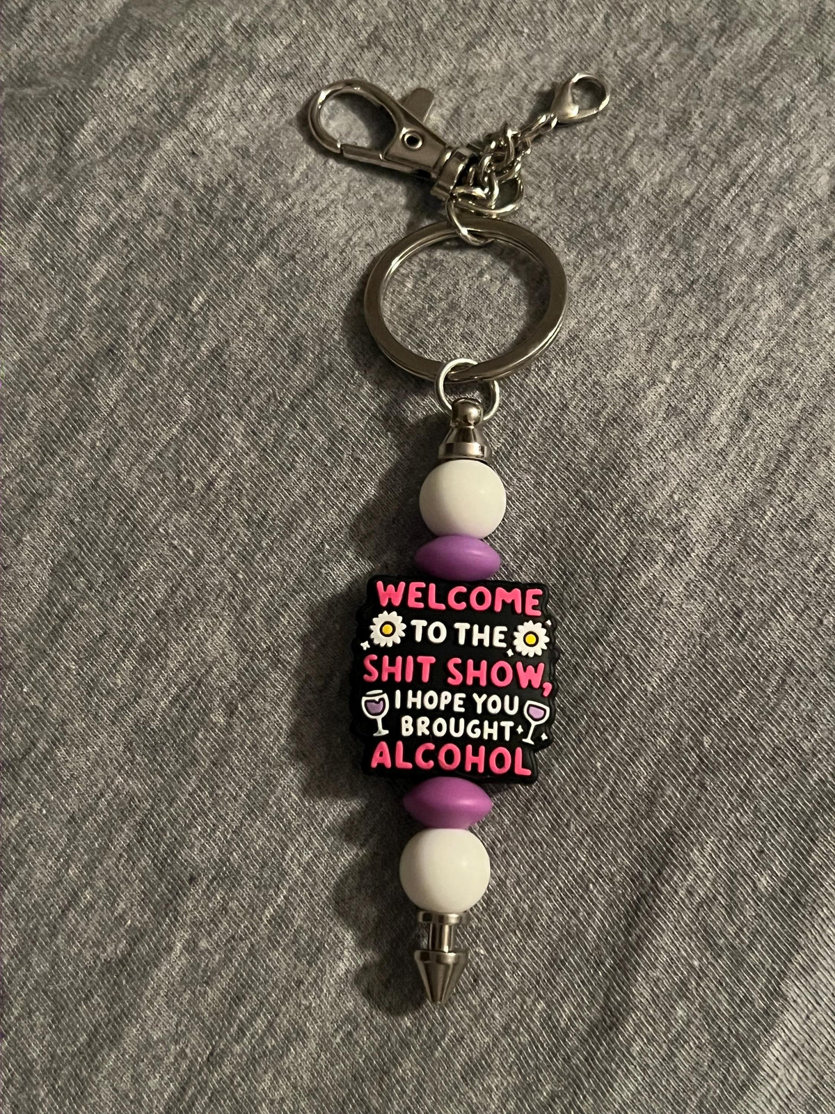 Welcome to the Show Keychain