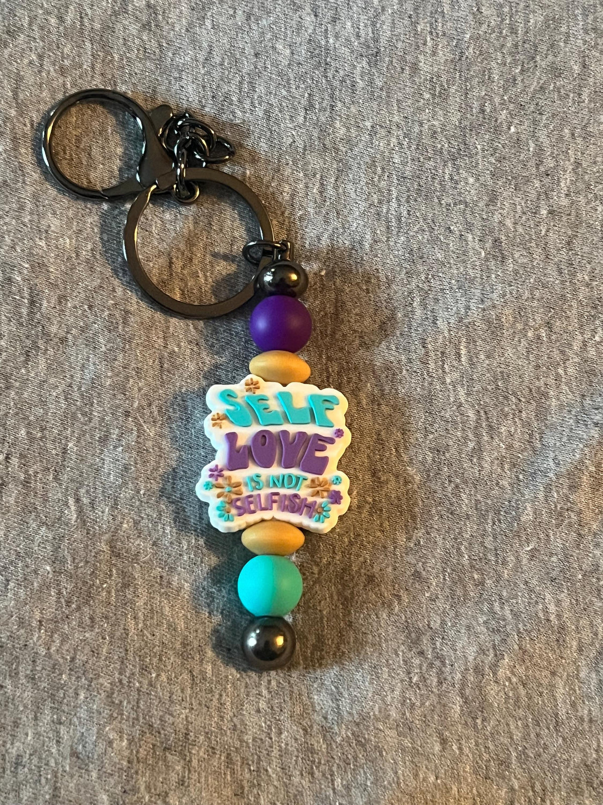 Self Love is NOT Selfish Keychain